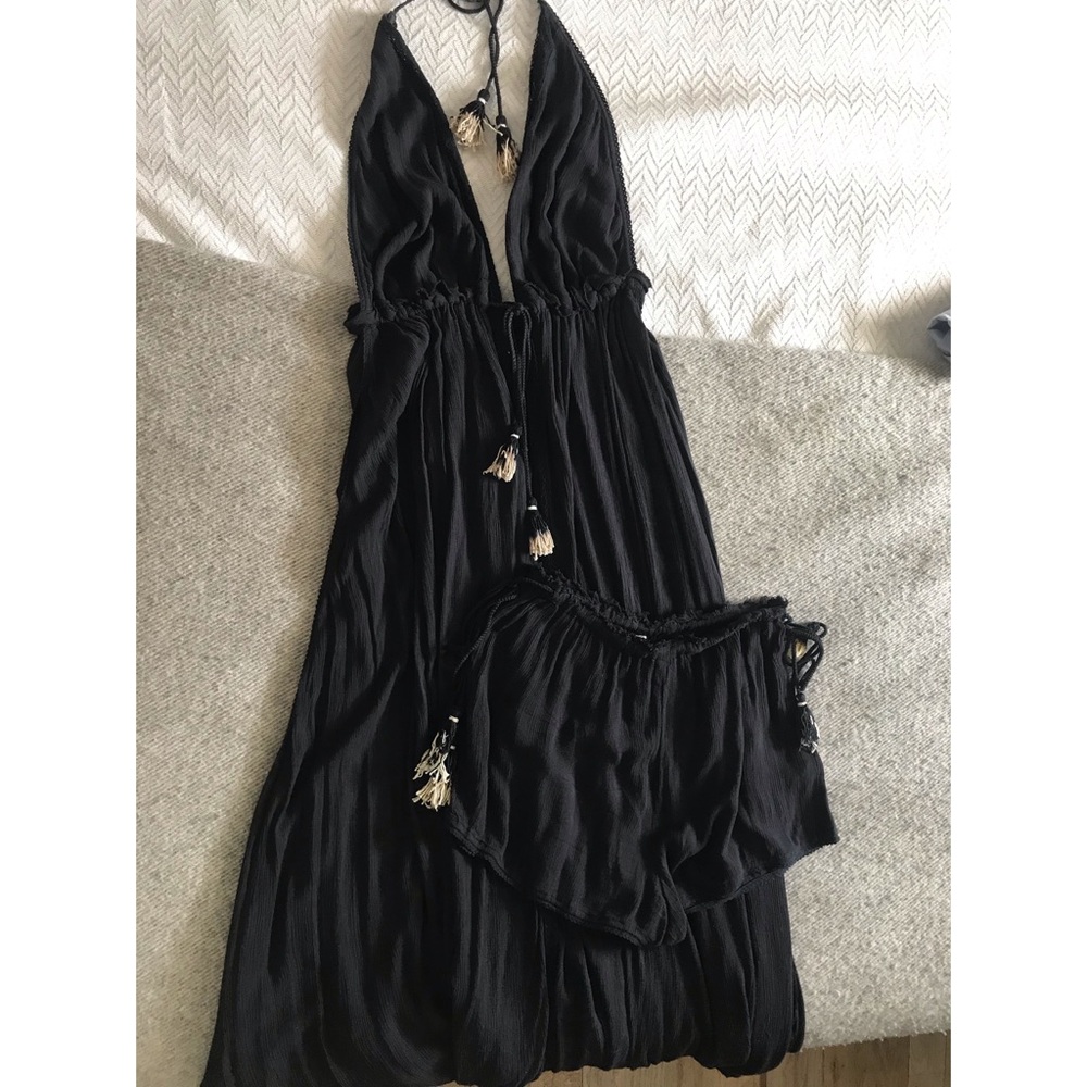 Free People maxi set with shorts, size XS.
